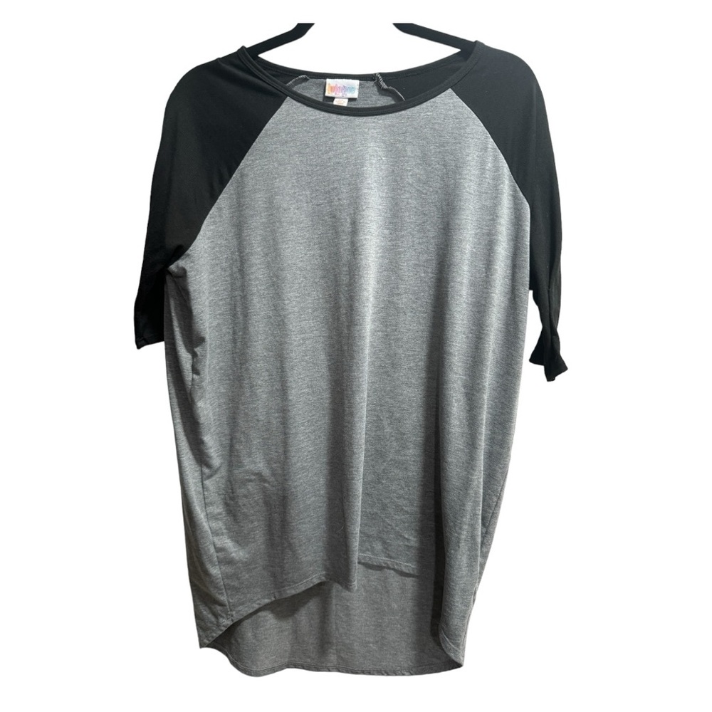 LuLaRoe Top, Gray/Black,‎ size XS